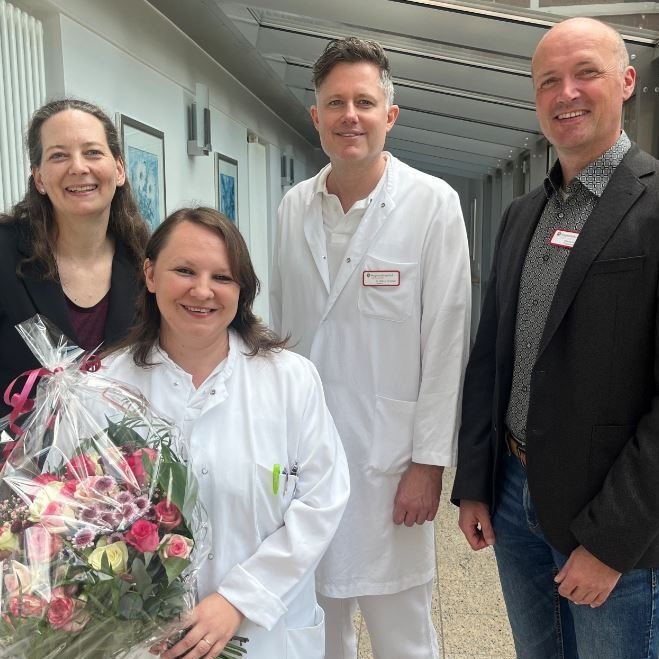 Gratulation an Frau Fodor 