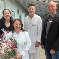Gratulation an Frau Fodor 