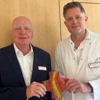 Pastor Wietholt und Dr. Marius Humpert