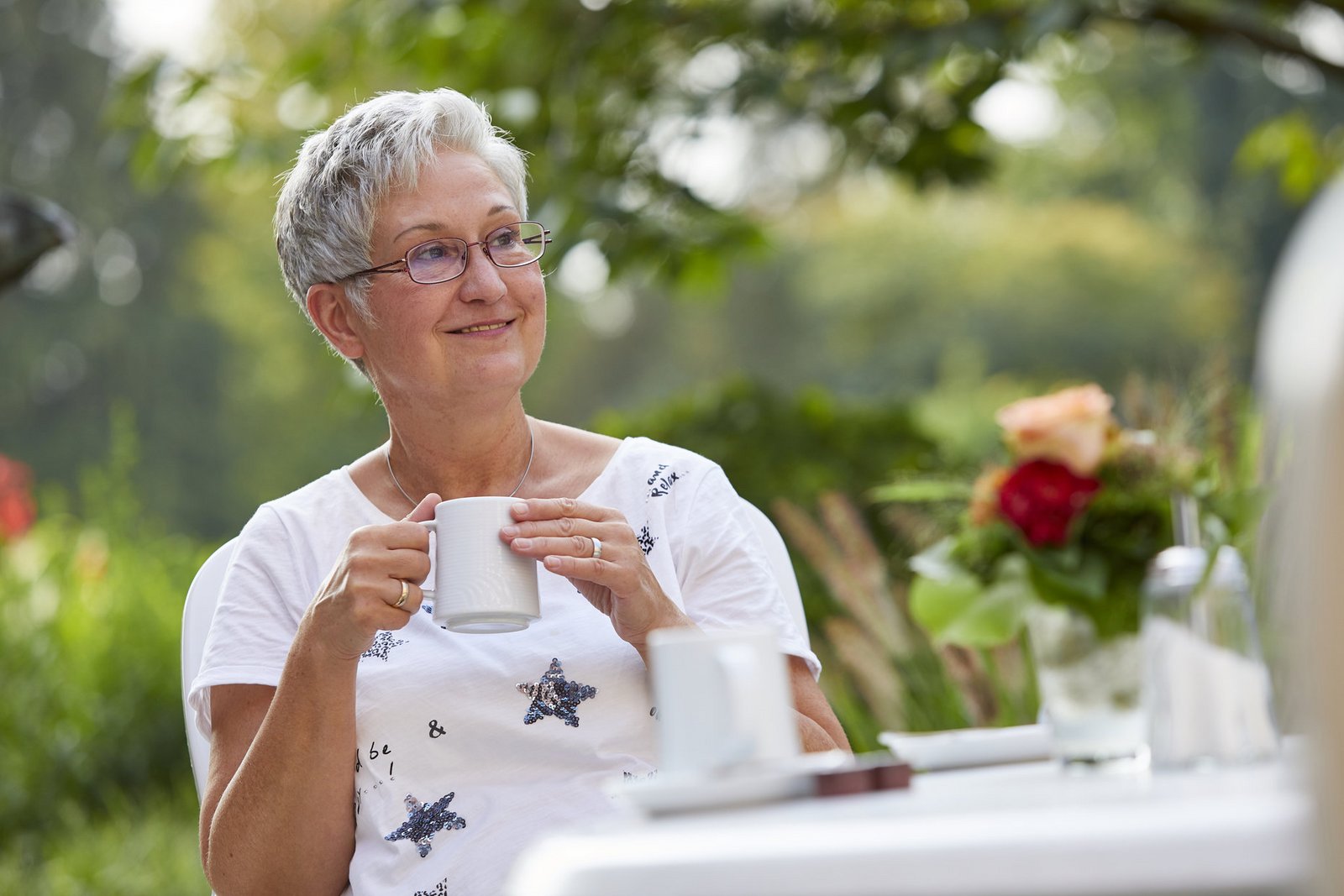 Auf der Terrasse